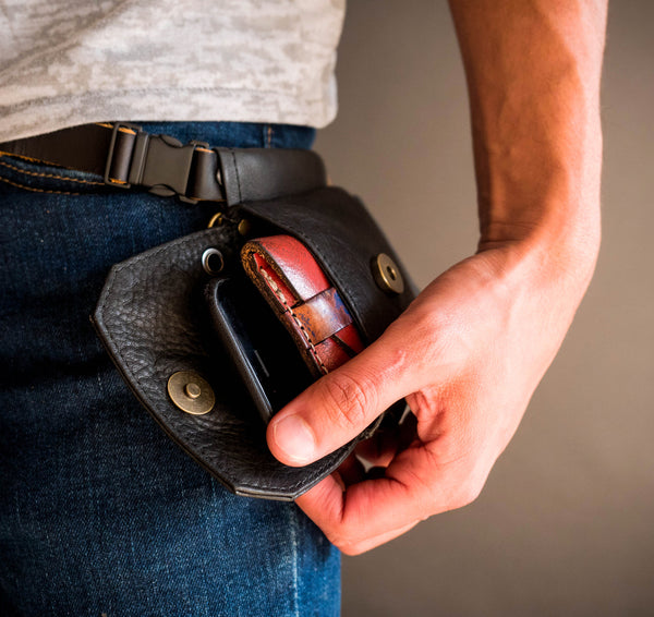 Black Bision Skin Fanny Pack